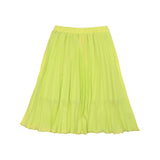 Vicolo Kids Gonna Midi Lime per Bambine