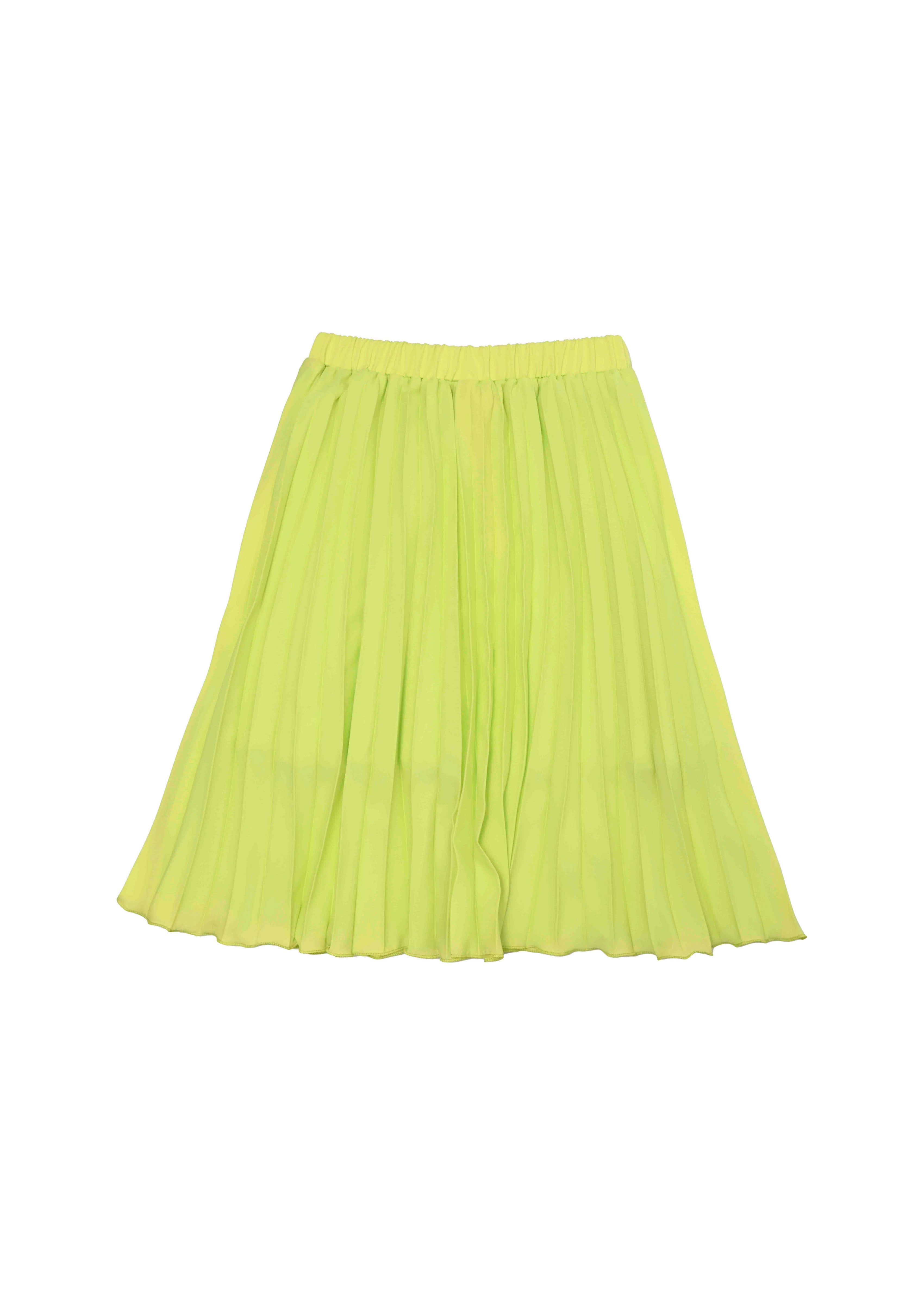 Vicolo Kids Gonna Midi Lime per Bambine