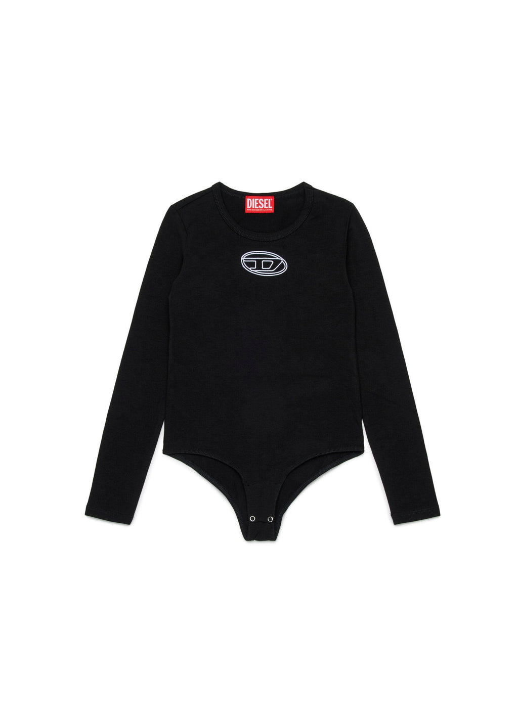 Diesel Kids Body Nero con Oval D per Bambine