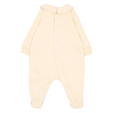 Moschino Kids Set Nascita Beige con Tutina, Cappellino e Bavaglino con Stampa Teddy Bear e Logo per Neonati e Neonate
