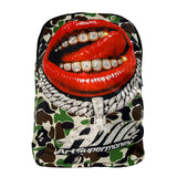 Art Super Money Kids Zaino Militare con Stampa Grillz per Bambini