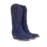 Jammers Camperos Stivale Alto in Denim per Bambine