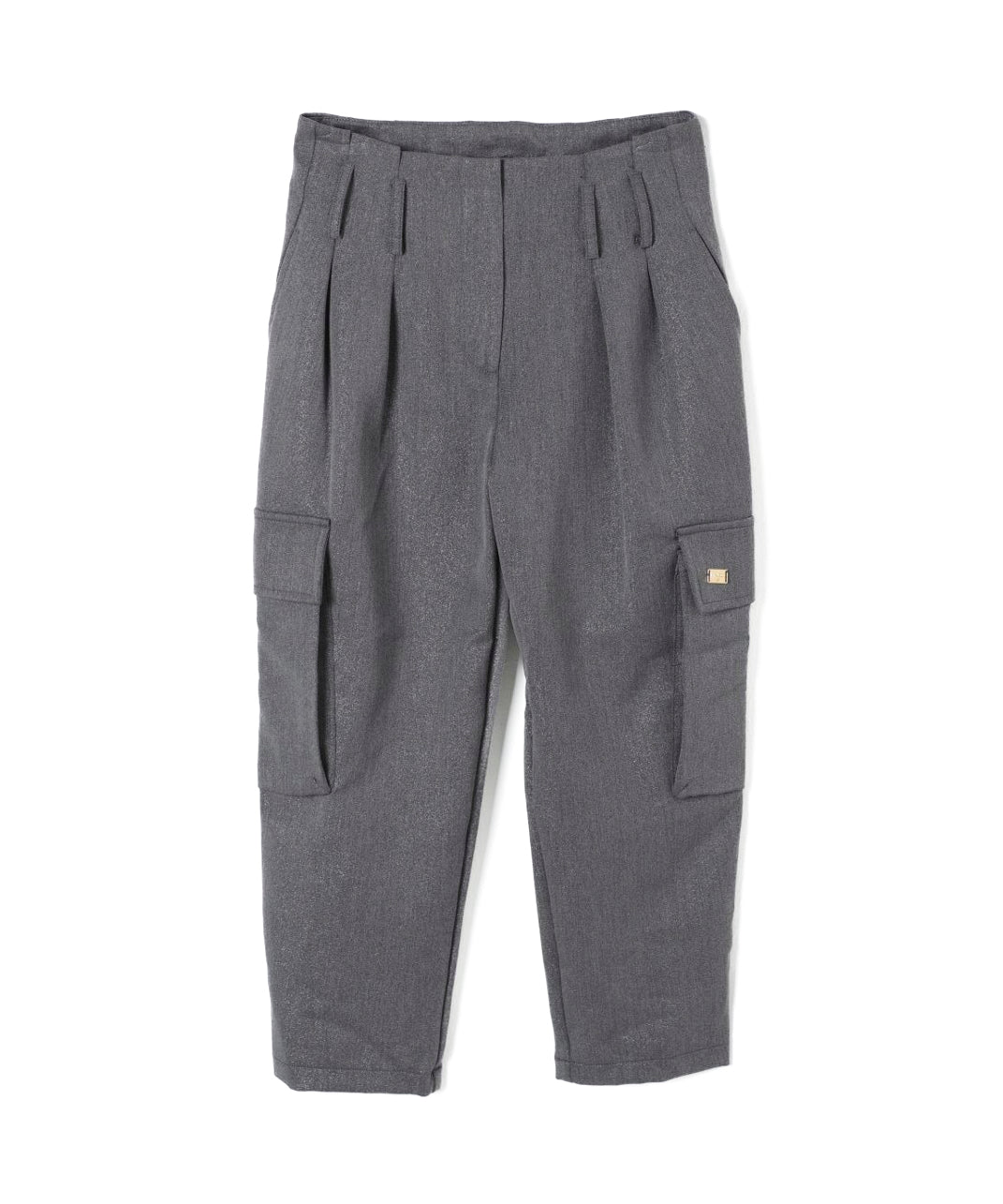 Pinko Kids Pantaloni Grigi con Tasconi per Bambine
