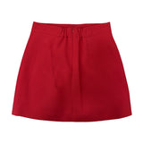 Elisabetta Franchi La Mia Bambina Gonna Rosso e Nude per Bambine