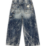 Yes London Kids Jeans Carpenter Indaco con Toppe Trapuntate per Bambini