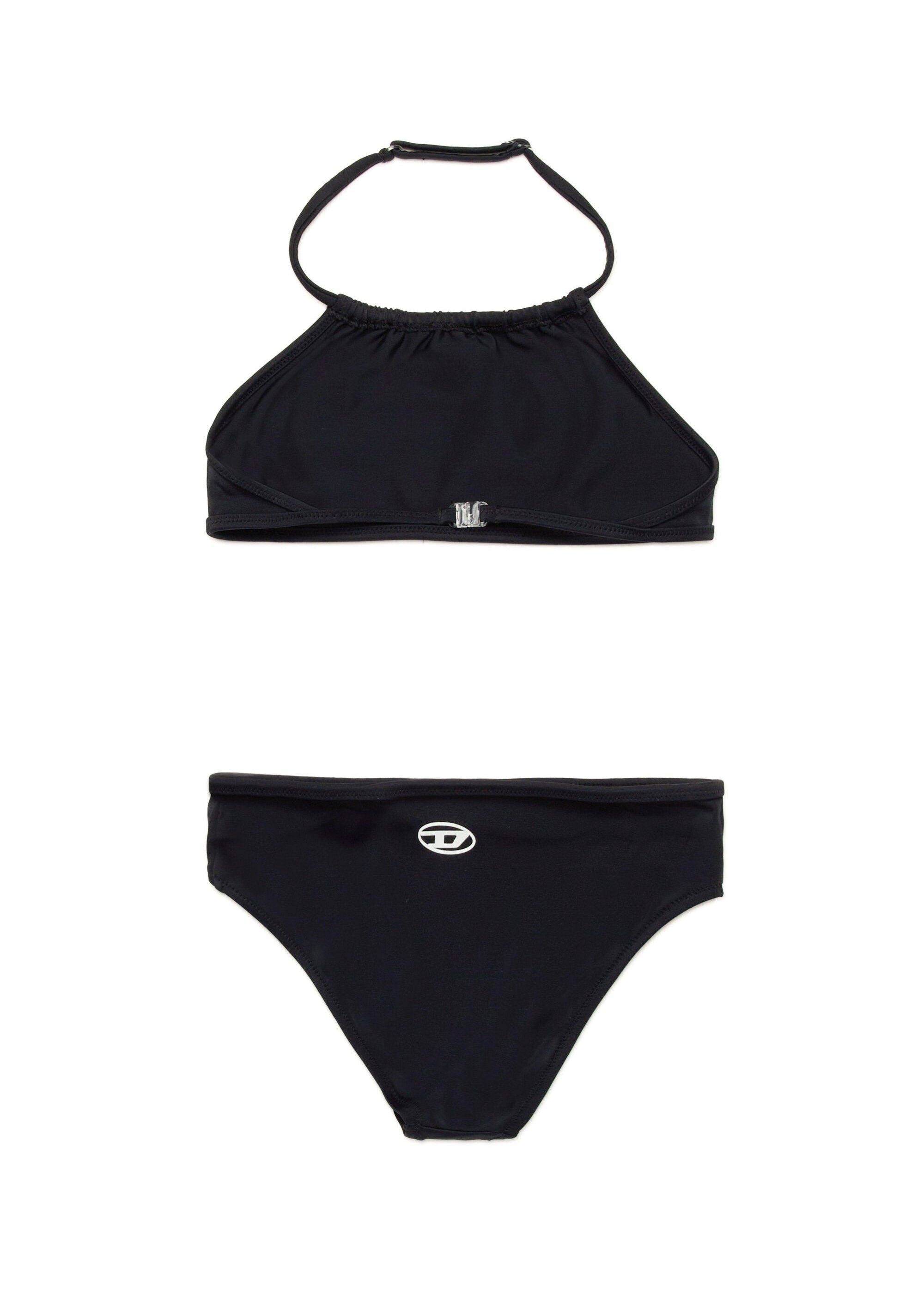 Diesel Kids Costume Bikini a Fascia Nero per Bambine
