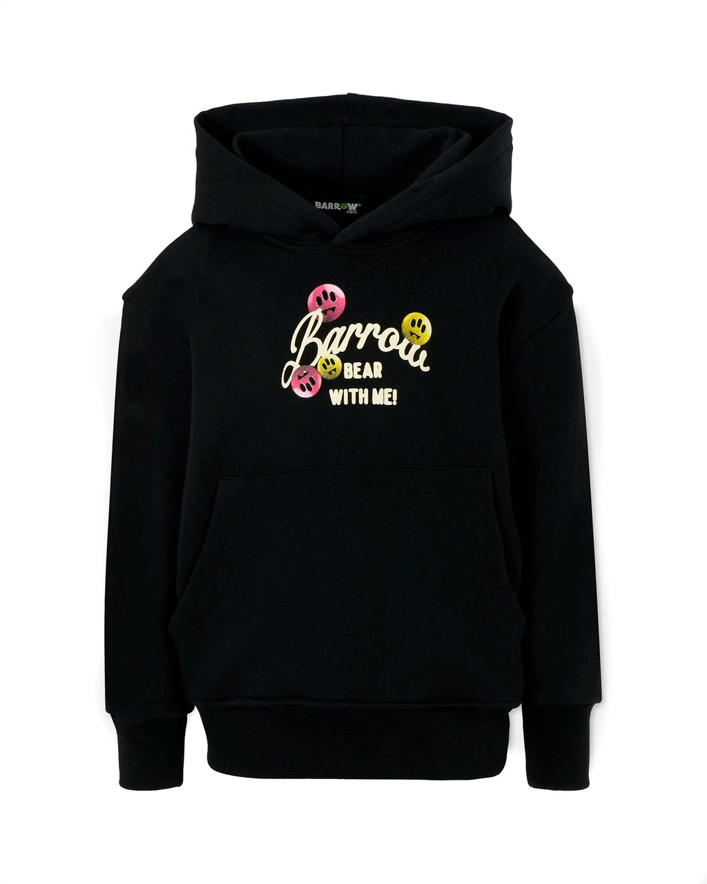 Barrow Kids Felpa con Cappuccio e Stampa Retro per Bambine