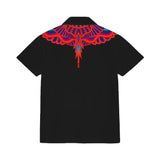 Marcelo Burlon County of Milan Kids Camicia Nero con Stampa per Bambino