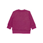Diesel Kids Felpa Girocollo Viola con Oval D per Neonate