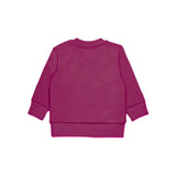 Diesel Kids Felpa Girocollo Viola con Oval D per Neonate