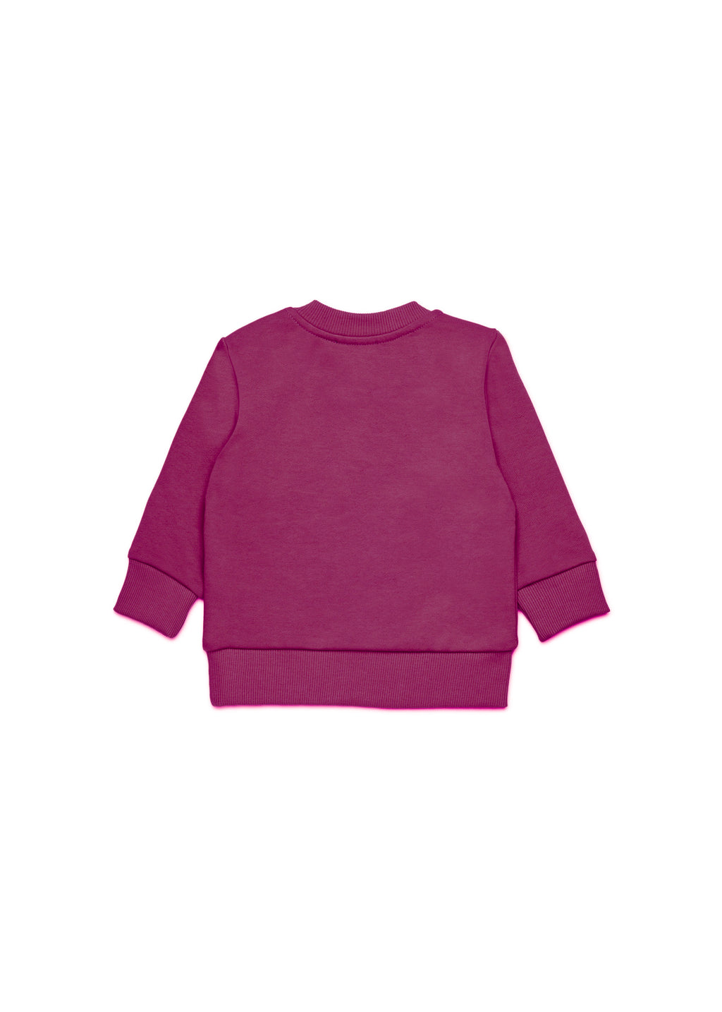 Diesel Kids Felpa Girocollo Viola con Oval D per Noenate