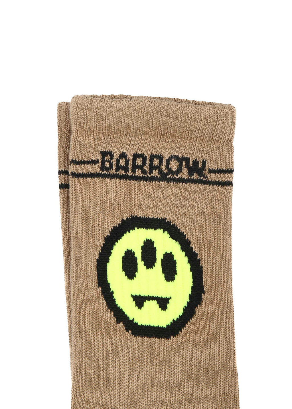 Barrow Kids Calzini Marroni con Stampa Smile