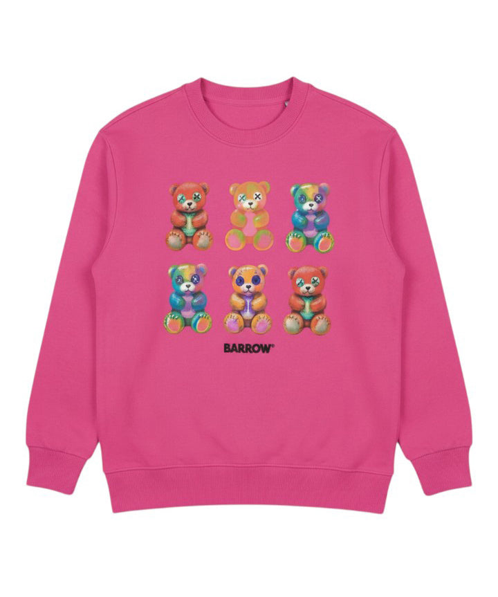 Barrow Kids Felpa Fuxia con Stampa per Bambine