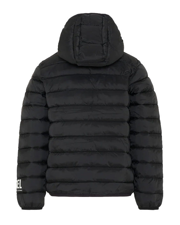 Diesel Kids Giubbino Nero con Logo Bianco Unisex
