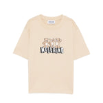 Moschino Kids T-shirt Beige con Logo Teddy Bear per Bambini