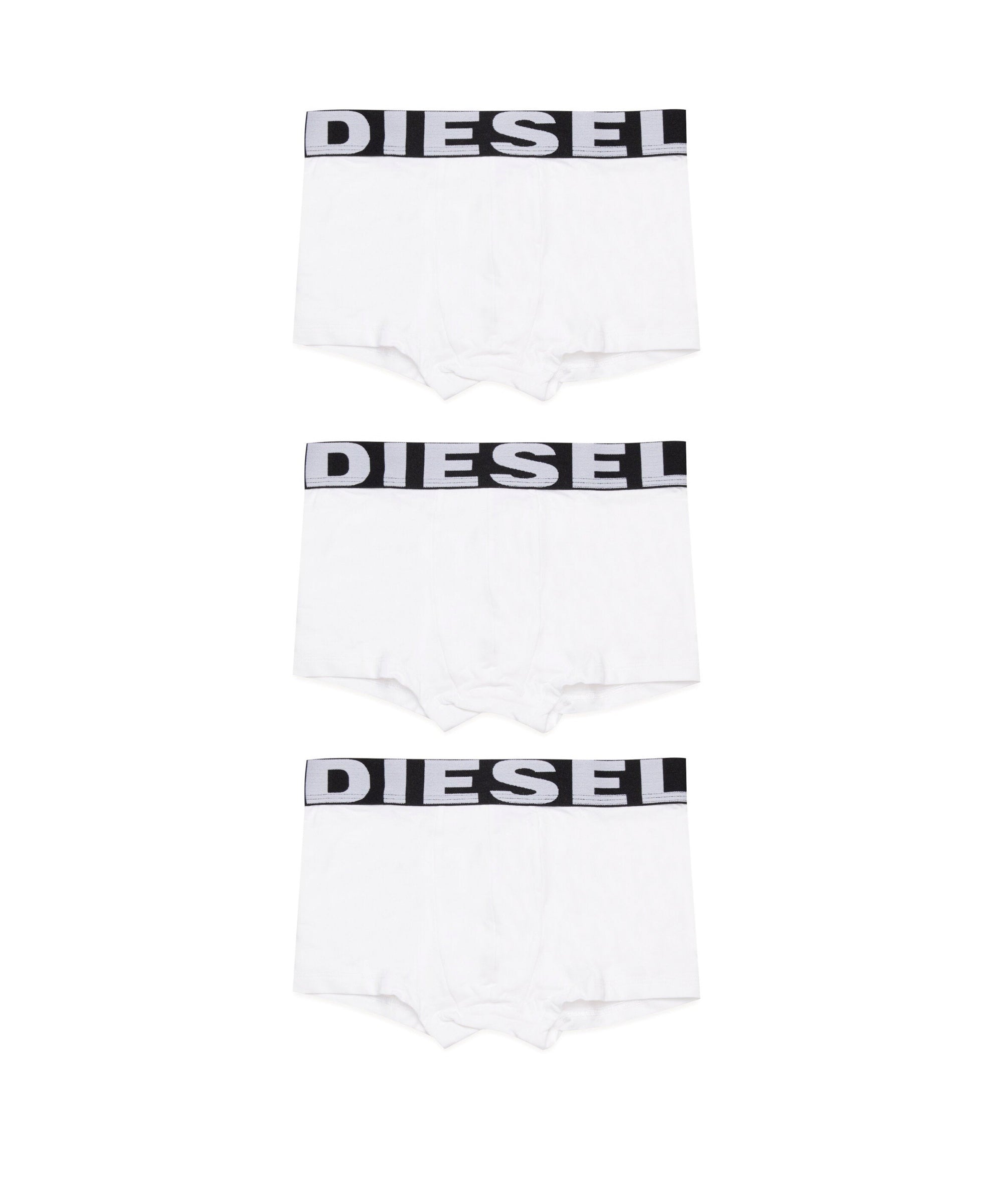 Diesel Kids Boxer Bianchi con Banda Logo per Bambini