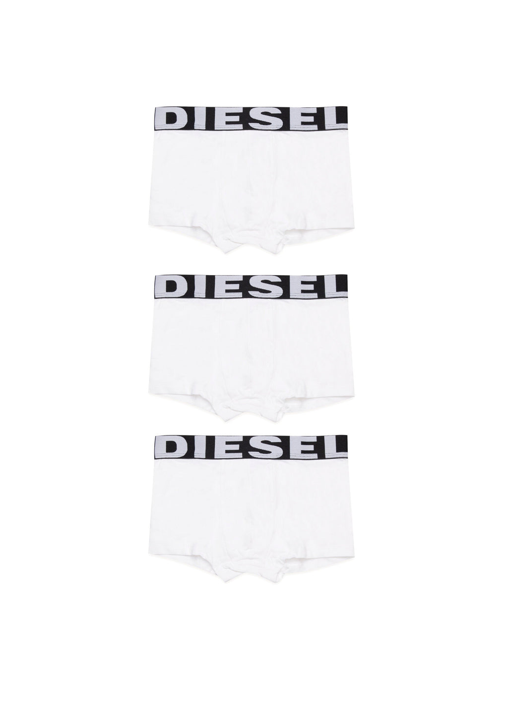Diesel Kids Boxer Bianchi con Banda Logo per Bambini