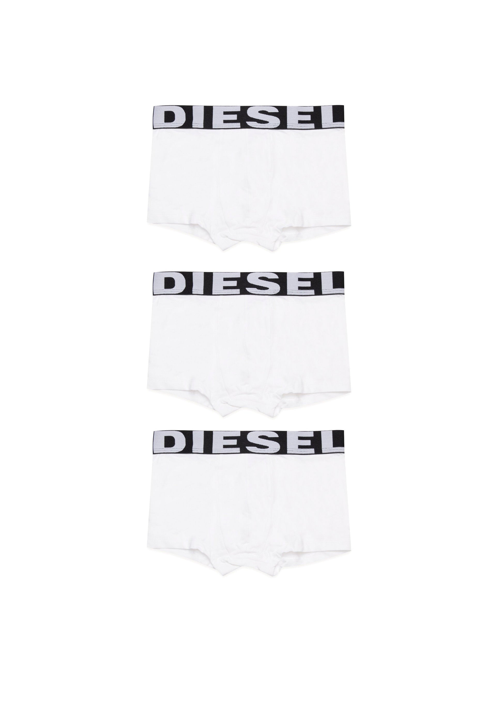 Diesel Kids Boxer Bianchi con Banda Logo per Bambini