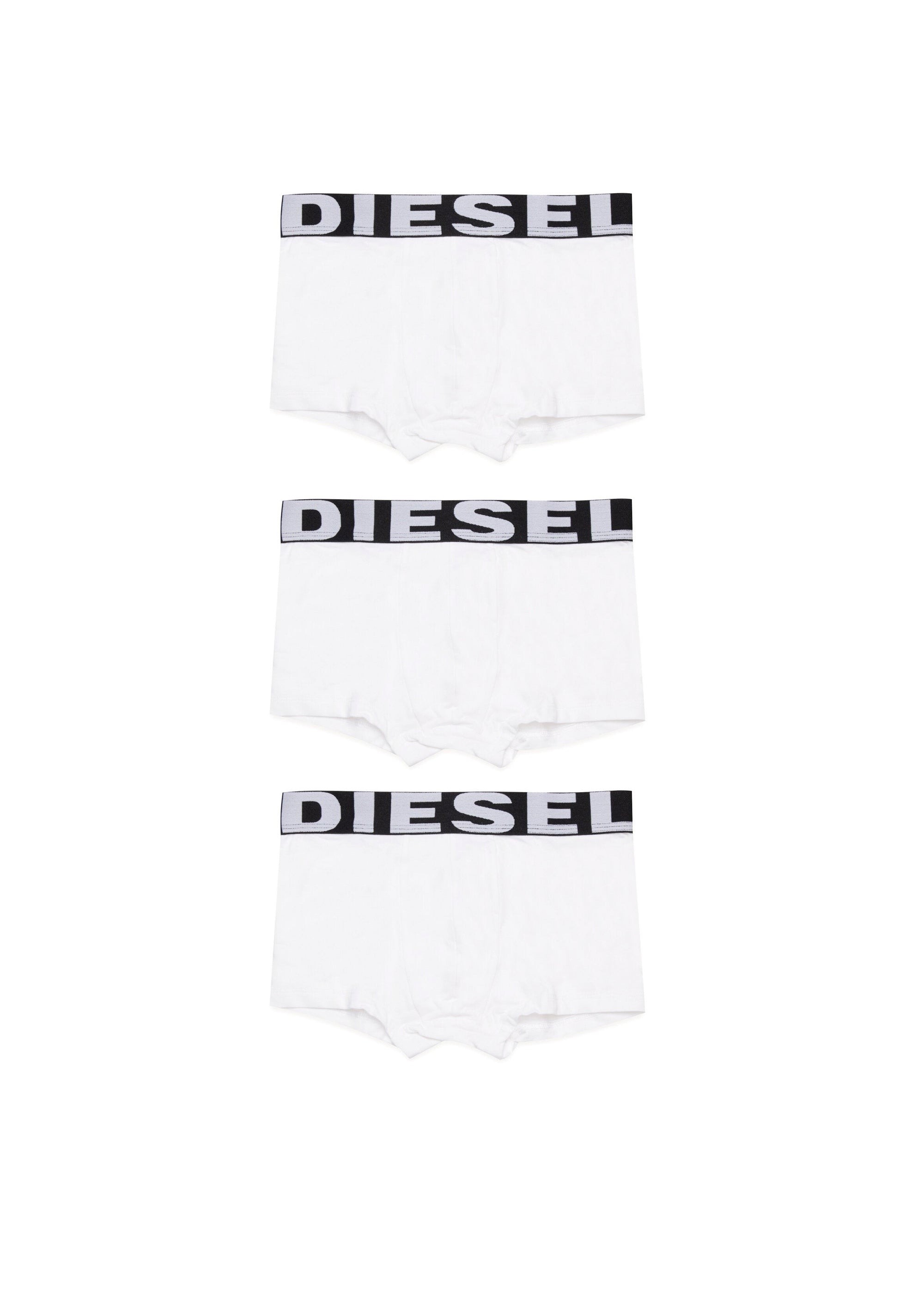 Diesel Kids Boxer Bianchi con Banda Logo per Bambini