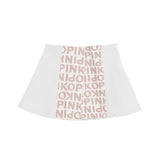 Pinko Kids Gonna in Gabardina Bianca con Logo per Bambine