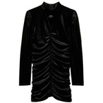 Twinset Kids Abito Nero con Balze per Bambine
