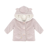 Marlù Cappottino Marsala con Cappuccio per Neonate