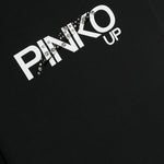 Pinko Kids T-shirt Nera con Stampa Logo 