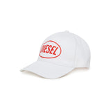 Diesel Kids Cappello Bianco con Logo per Bambini