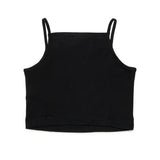 Diesel Kids Top Nero con Logo per Bambine