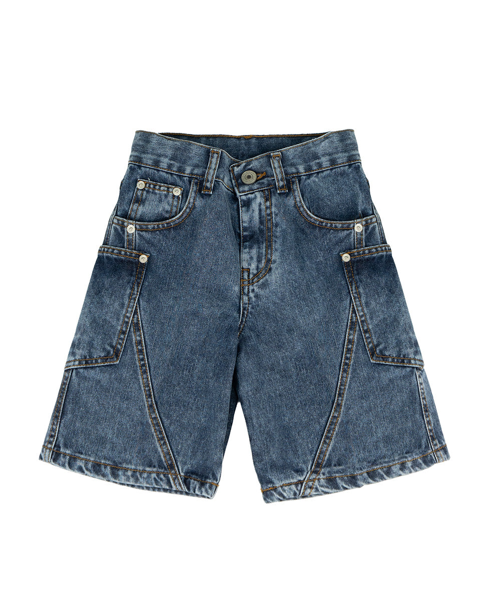 Yes London Kids Bermuda in Denim per Bambini