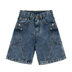 Yes London Kids Bermuda in Denim per Bambini