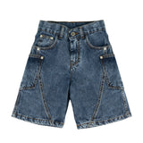 Yes London Kids Bermuda in Denim per Bambini