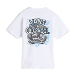 Vans Kids White Back Print T-Shirt