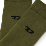 Diesel Kids Set Calzini Bianchi/Verdi con Logo a Contrasto Unisex bini