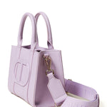 Twinset Kids Borsa Lilla a Tracolla con Oval T per Bambine