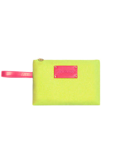 4Giveness Sparkling Green/Fuchsia Clutch for Girls
