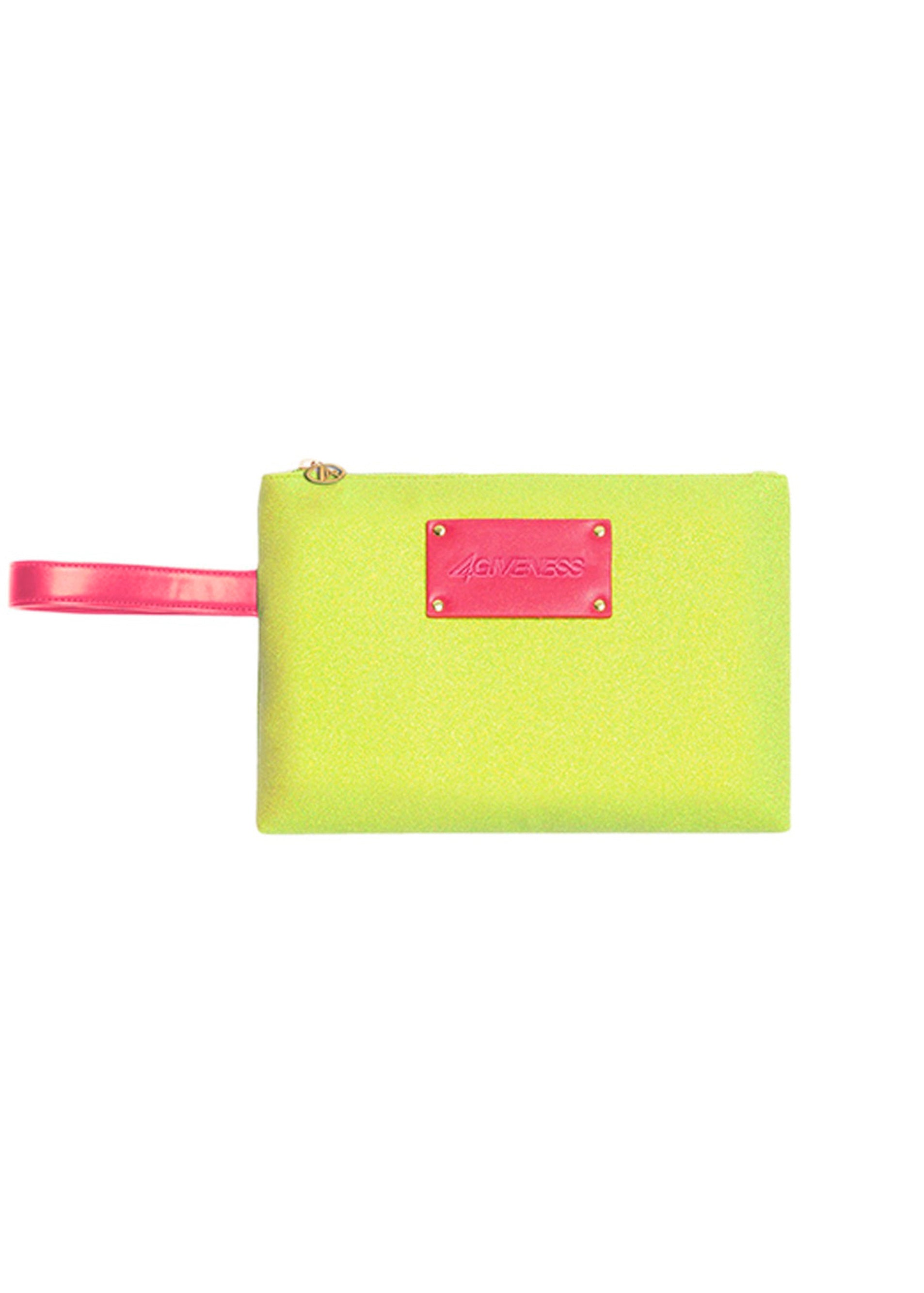 4Giveness Pochette Verde/Fucsia Sparkling per Bambine