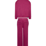 John Richmond Kids Tuta Sangria con Stampa Logo Stella per Bambine