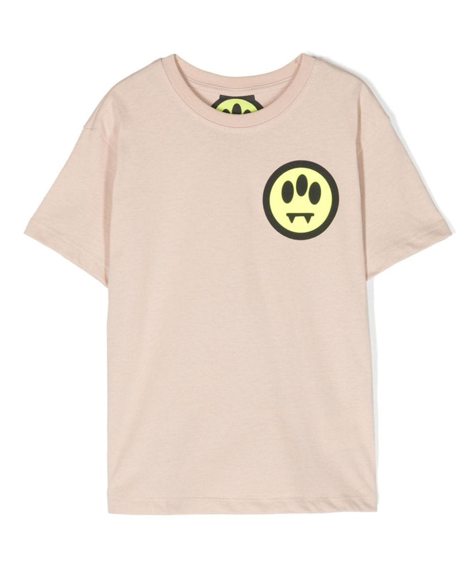 Barrow Kids T-shirt Sabbia con Stampa Logo per Bambini