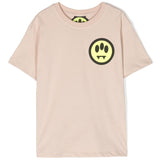 Barrow Kids T-shirt Sabbia con Stampa Logo per Bambini