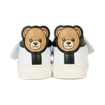 Moschino Kids Sneakers con Strappo e Logo Teddy per Bambini