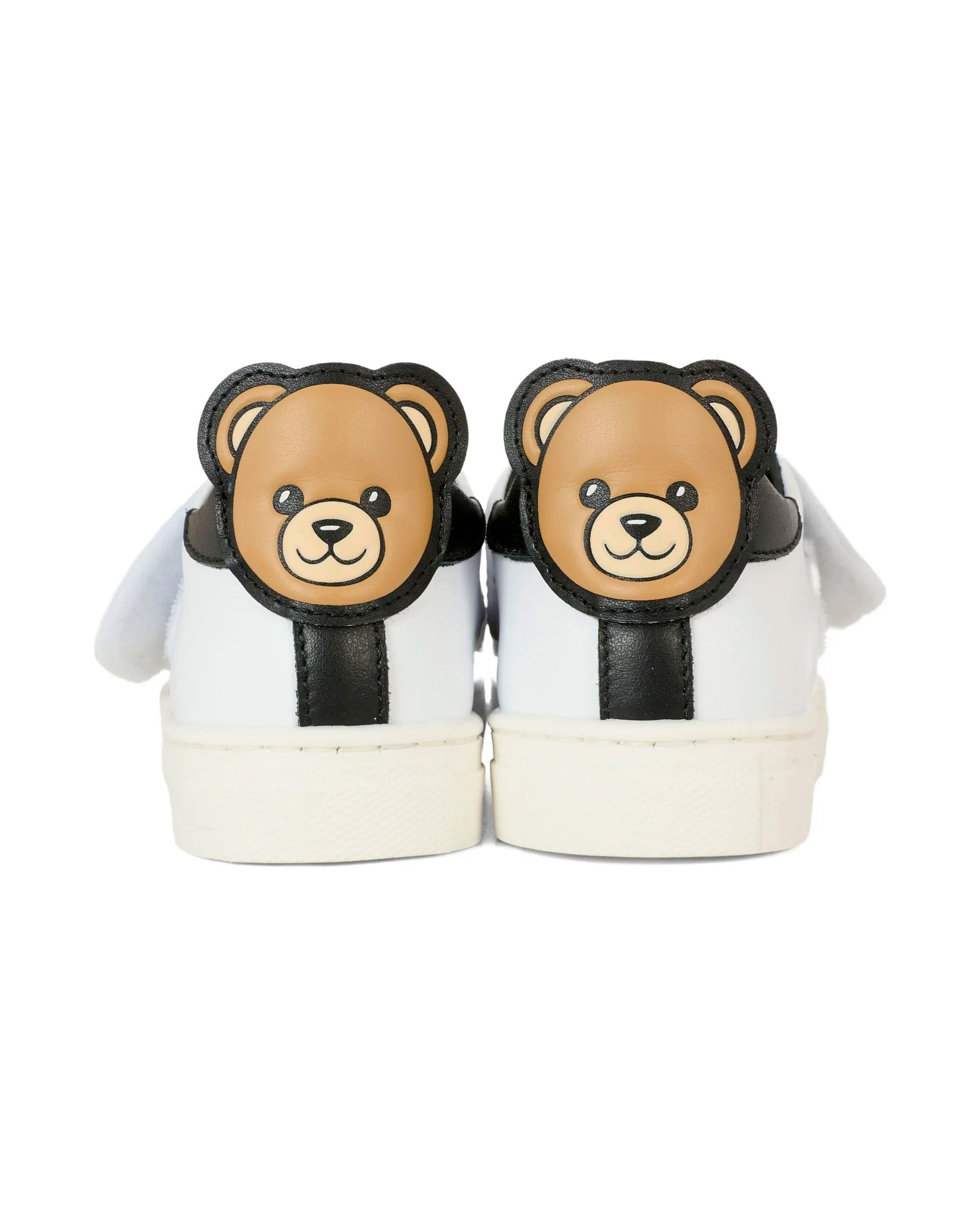 Moschino Kids Sneakers con Strappo e Logo Teddy per Bambini