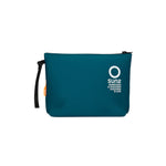 Pochette Suns Petrolio con Logo e Zip per Bambini