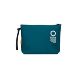 Pochette Suns Petrolio con Logo e Zip per Bambini