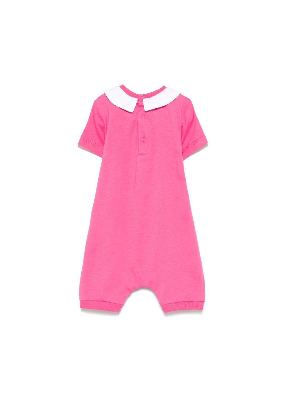 Moschino Kids Tutina Fucsia con Stampa Toy per Neonati