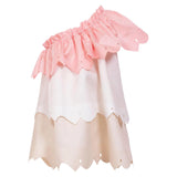 Cocò et Mamà Abito con Balze Multicolor per Bambine