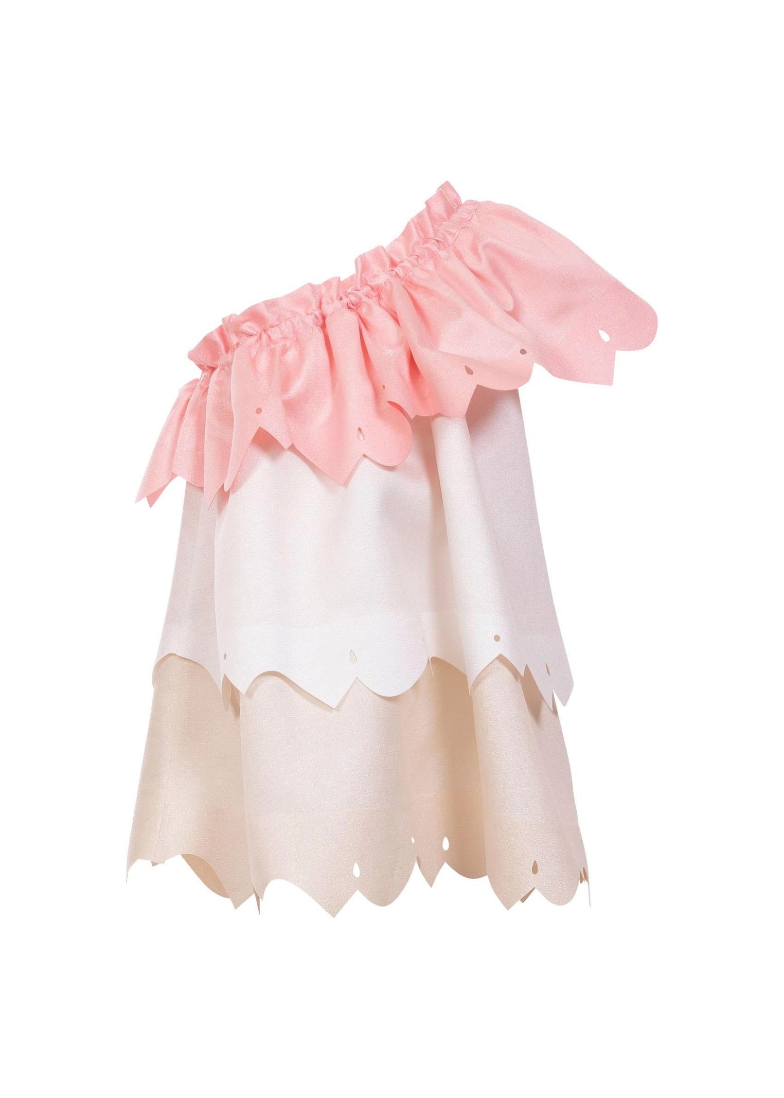 Cocò et Mamà Abito con Balze Multicolor per Bambine