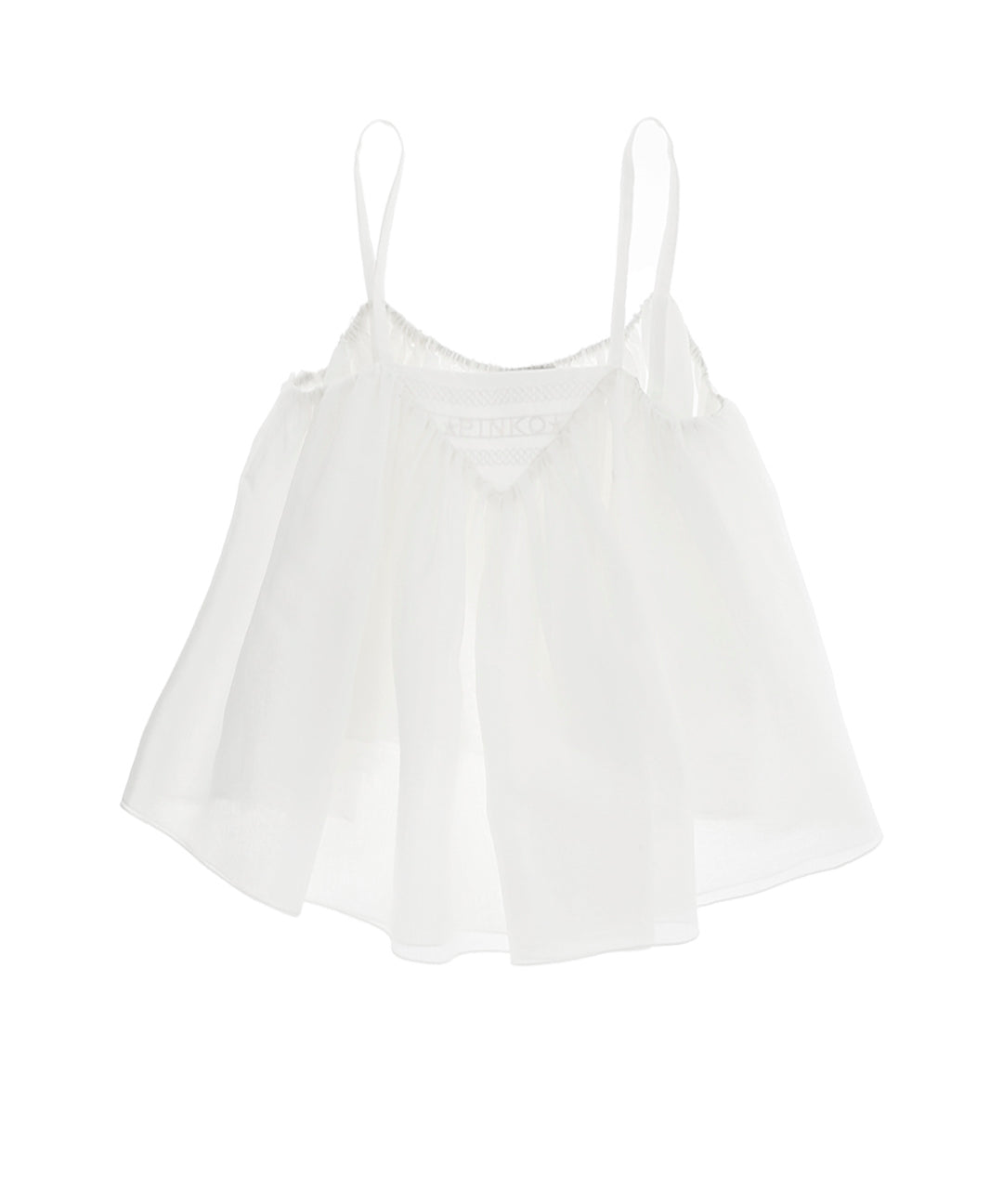 Pinko Kids Top Mussola Bianco per Bambine