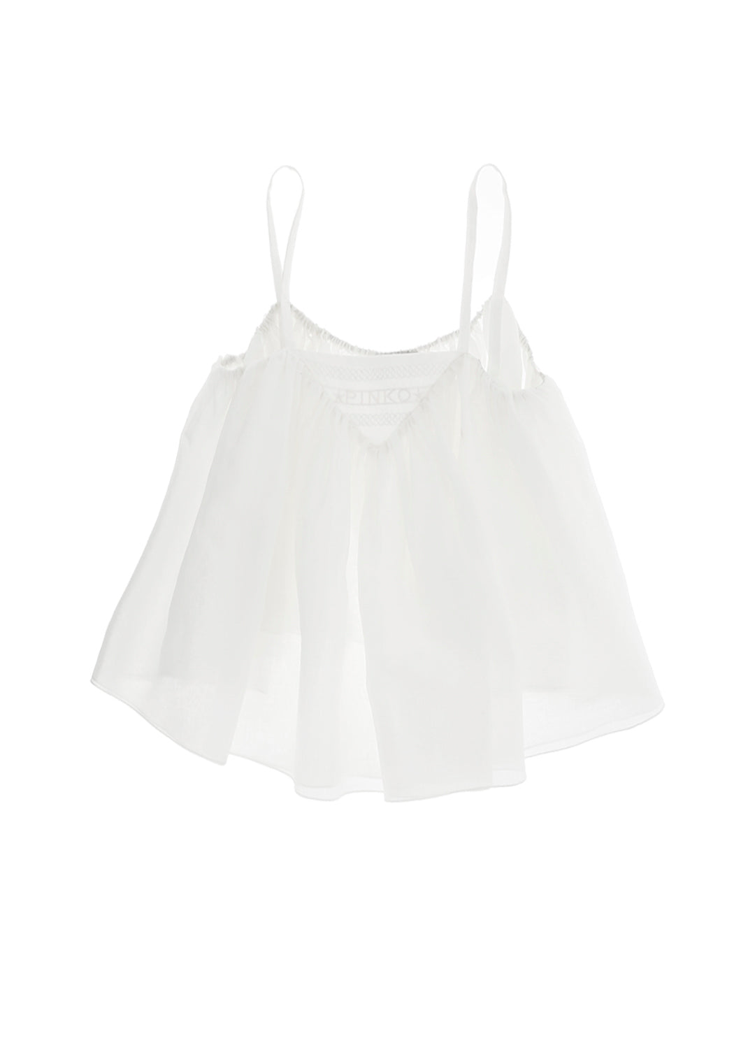 Pinko Kids Top Mussola Bianco per Bambine