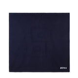 Boss Kids Coperta Blu con Intarso Logo per Neonati